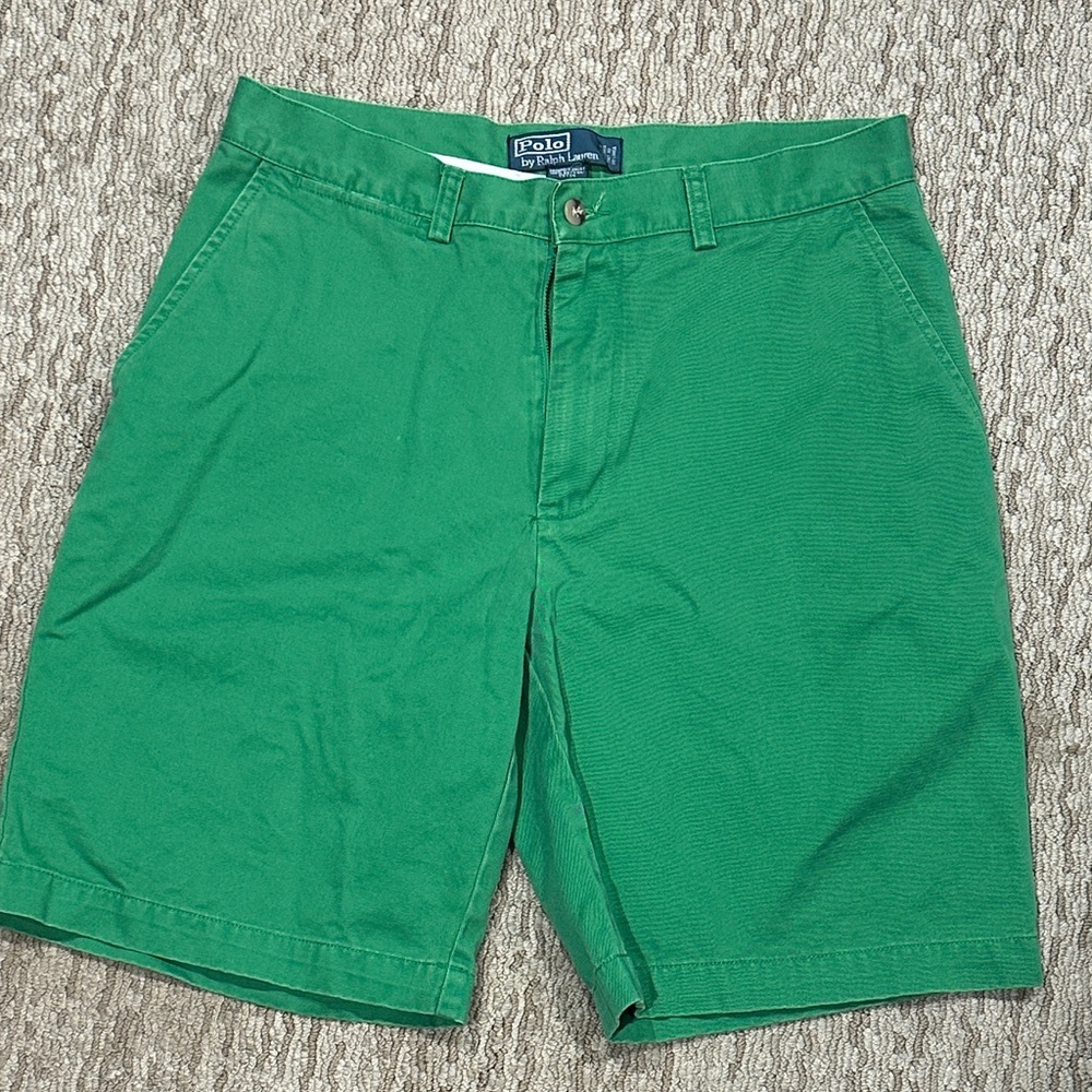 Polo by Ralph Lauren Men's Vibrant Green Shorts (266)